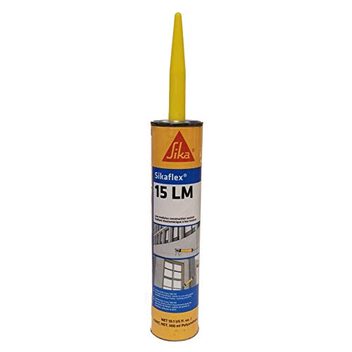 Sikaflex 15LM, Aluminum Gray, Low-Modulus Elastomeric Sealant, 300ml Cartridge
