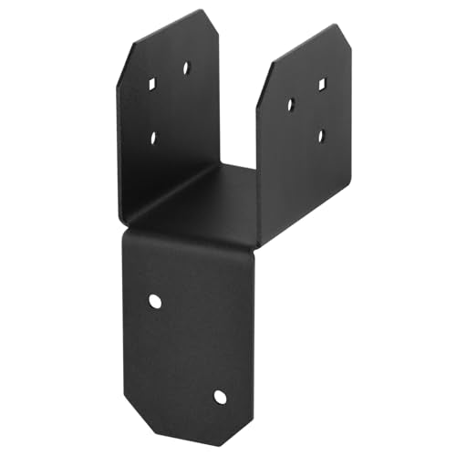 4 Pcs 2x4 Post Caps Tie Bracket for Pergola,Joist Anchor Connector,17 Gauge - size: 2x4