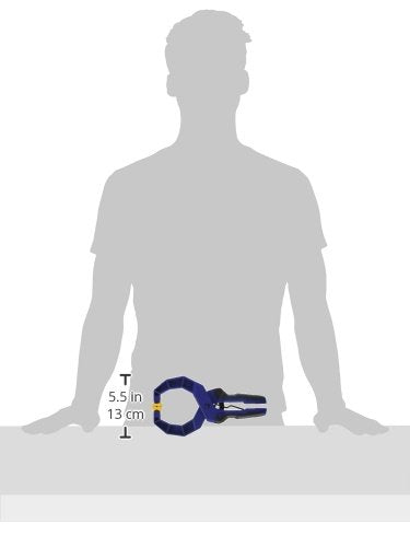 IRWIN Tools QUICK-GRIP Handi-Clamp, 4-Inch (1799213) , Blue (Pack of 2) - size: 1 Count (Pack of 2), style: 4"