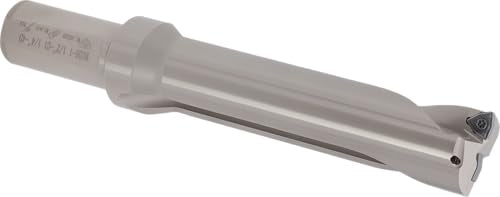 CME Indexable Insert Drill, 1 1/2" Diameter, 4D Ratio, 6" Depth, with 10 pcs WCMX06T308 Carbide Inserts, Coolant Through - size: 1-1/2 in L