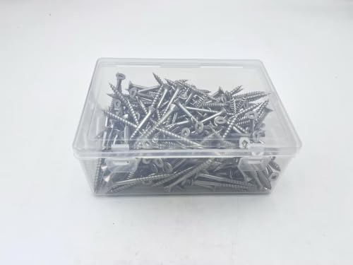 Solot #9 x 2 304 Stainless Steel Wood Screws, 240 Count Square Drive
