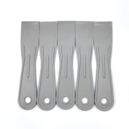 5 Pack Flexible Paint Scraper - Spackle Tool Set, Plastic Putty Knife Scraper, Spreader for Walls & Ceilings