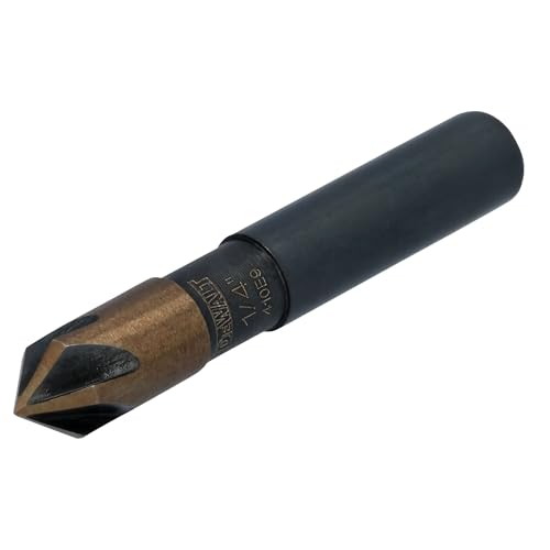 DEWALT Countersink Drill Bit, 1/4 in. 82 Degree High-Speed Steel Black and Gold Countersink Bit (DWAMDB16CS)