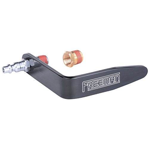 Freeman PLTHSFB 1-3/4" Aluminum Pneumatic Tool Rafter Hook with 1/4" Straight Industrial Fitting and Brass Bushing - size: 1-3/4" Hook with 3/8" NPT Fitting