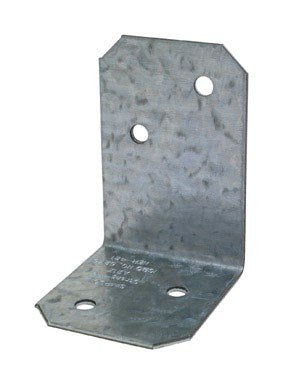 Simpson Strong-Tie A21Z Angle Bracket - Zmax Galvanized Carbon Steel, Wall Mount, Silver