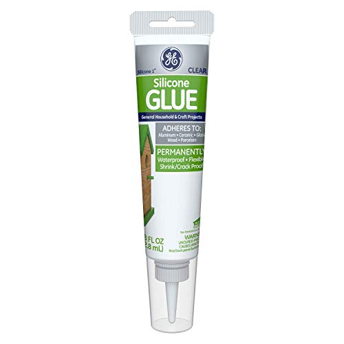 GE Sealants Silicone I Glue Clear, 2.8 oz (GE361A)