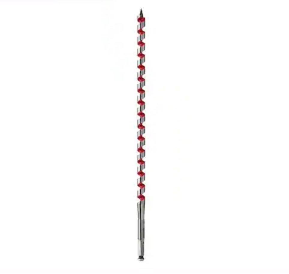 Milwaukee Electric Tool 48-13-5560 48-13-6250 Ship Auger Bit, 1-1/4", 18" L, Silver, 15" Flute Length - size: Pack of 1