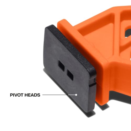 Klein Tools 47560 Speed-Klamp Long Pad and Pivot, 300-Pound, 2-Pack Replacements, Non-Marring Clamp Pads, Durable Grip Protection for Woodworking and Metal Projects - size: 300 lb Long Pad & Pivot