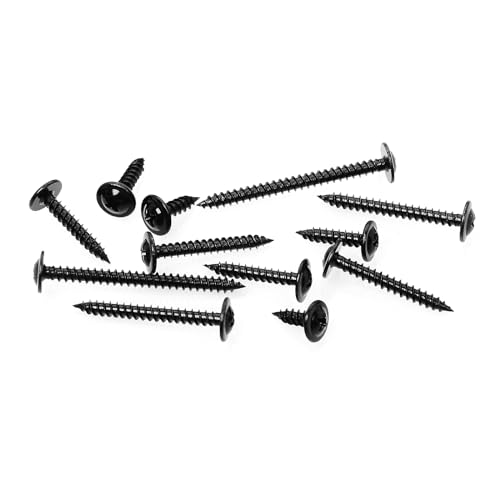 150Pcs #8 × 2" Black Screws for Wood, Phillips Truss Head Wood Screws, Quick Metal Self Tapping, Zinc Plated Steel, Truss Head Screws by Mywish - color: Black, size: #8×2"