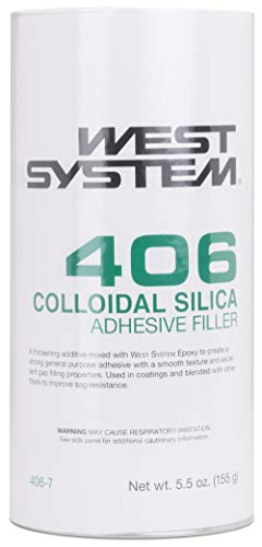 West System 406-7 Colloidal Silica Epoxy Filler, 5.5 oz | Thickens Epoxy - size: 5.5 oz