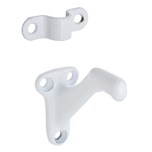 SCHLAGE Ives by Schlage 059A-W Hand Rail Bracket, White - size: 2-1/4" X 1-3/8"