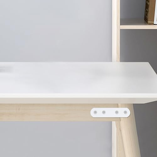 T Tulead White Straight Brackets Flat Bracket Braces Iron Mending Plates Repair Brace 2.95"x0.7"x0.06", 20PCS with Screws - style: White, 2.95"x0.7"x0.06", 20pcs