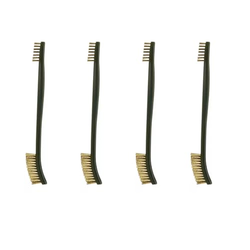 5-Piece Brass Wire Brush Set, Small Brass Wire Brushes, Mini Wire Brushes for Cleaning, Rust Removal