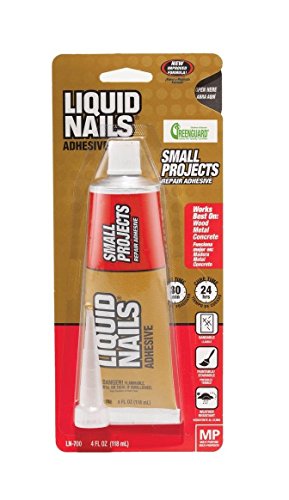 Liquid Nails LN-700 4-Ounce Small Projects and Repairs Adhesive (Pack of 6) - size: 4 Ounce (Pack of 6)