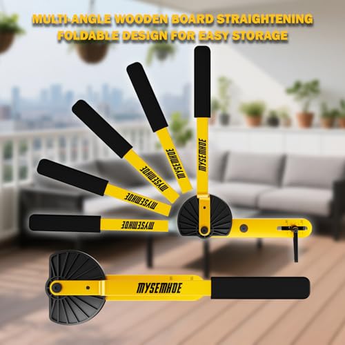 Deck Board Straightener, Heavy Duty Tool for Decking Gaps & Misalignment