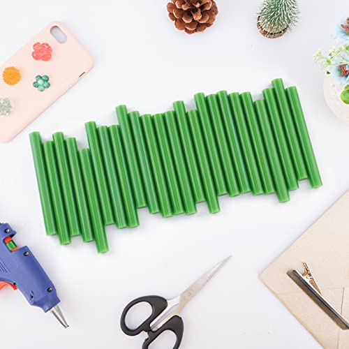 Green Hot Glue Sticks Full Size, 36 Pack Sealing Wax Sticks for Stamp Seals Crafting DIY Art Gluing Project Car Dent Repair Sealing, 4" Long x 0.43" Dia - color: Green, size: Full Size(0.43x4")