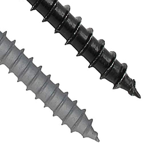 Jake Sales #17 X 7 Heavy Duty Structural Wood Screws - Exterior Coated Heavy Duty Wood Screws - Use for Fastening Ledger Boards, Large Timbers, Logs and More. 1 x 50 Count Box - 50 Screws - size: 17x7"