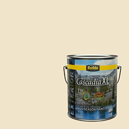 Rodda Paint CASCADIA XL Exterior Satin Paint & Primer in One, 1-Gallon, Putting Bench - color: Putting Bench, size: 128 Fl Oz (Pack of 1)