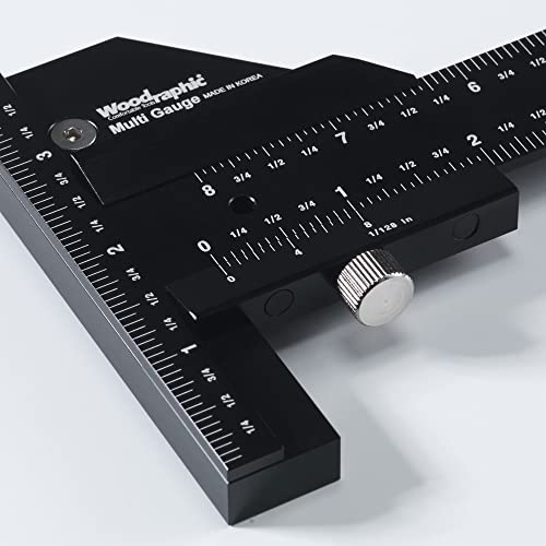 Scriber Gauge 37 Inch – Extra Long Measuring and Marking Ruler, Layout and Joinery Gauge, CNC Aluminum Square Tool for Woodworking, Carpentry, Framing, DIY Projects (New Version) - size: 37 Inch