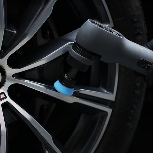 SPTA Blue T60 Mini Moderate-Cut Pad Sets, 5Pcs 1.3inch/32mm Sponge Polishing Buffing Pads, Car Foam Detail Polishing Pad Kit for Car Detail Polishing and Buffing, Small Area Polishing -FPTSS3B - color: 5Pcs Blue T60 Moderate-Cut Pad, size: 1.3 Inch (32mm)