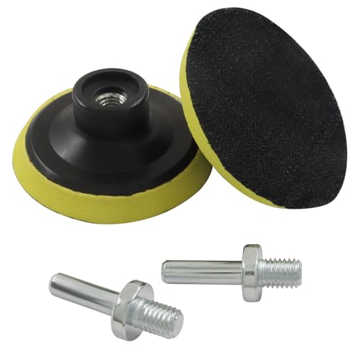 3 Inch Hook & Loop Sanding Backing Pads, 2 Pack - size: 3 Inch