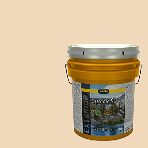 Rodda Paint CASCADIA XL Exterior Satin Paint & Primer in One, 5-Gallon, Alchemy - color: Alchemy, size: 640 Fl Oz (Pack of 1)