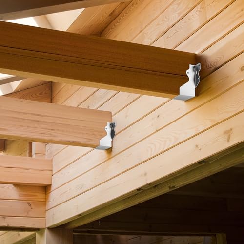 20 Pcs 2X4 Joist Hanger Tie Brackets 18 Gauge Galvanizing - size: 20 Pcs 2x4, style: Galvanized Joist Hanger