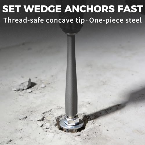 SDS Plus Anchor Setting Tool – Hammer Drill Attachment for Installing Wedge Anchors - style: Wedge Anchor Setter