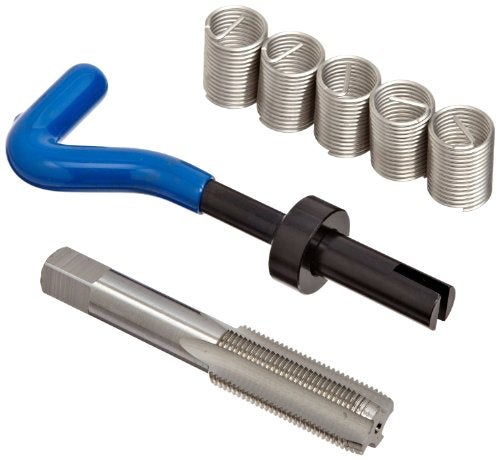 E-Z Lok EK21320 Helical Threaded Insert Kit, 304 Stainless Steel, 9/16"-12 Thread Size, 1.125" Installed Length (Pack of 5) - size: 9/16"-12 Thread Size, 1.125" Installed Length, style: Pack of 5