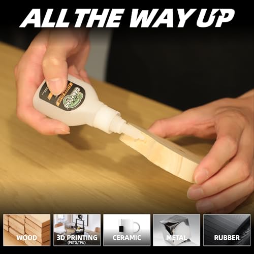 Thick Super CA Glue 28.3 Gram with 3 Gram Superglue Gel, Heavy Duty Clear Glue for Wood Metal Plastic Shoe Ceramic Leather Glass, All Purpose Instant Cyanoacrylate Adhesive for DIY Crafts Woodworking - size: 1 oz., style: THICK VISCOSITY
