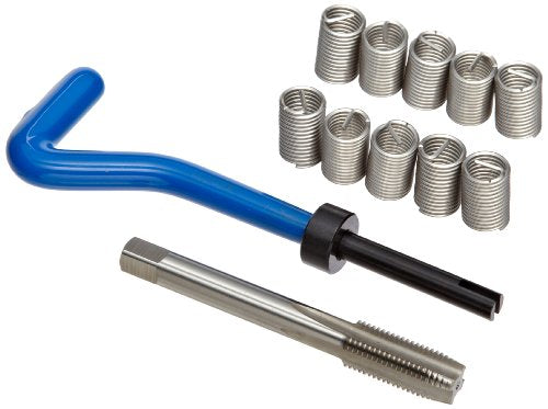 E-Z Lok EK50920 Metric Helical Threaded Insert Kit, 304 Stainless Steel, M10-1.25 Thread Size, 20 mm Installed Length (Pack of 10), Black - size: M10-1.25 Thread Size, 20 mm Installed Length, style: Pack of 10