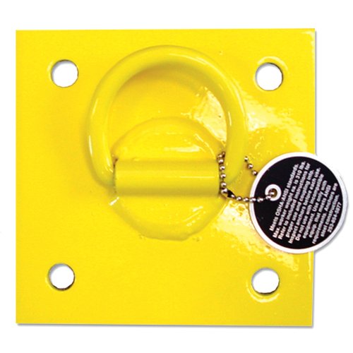 Guardian Fall Protection 00600 CB-1-B Bolt-On Wall Anchor 6-Inch by 6-Inch Yellow