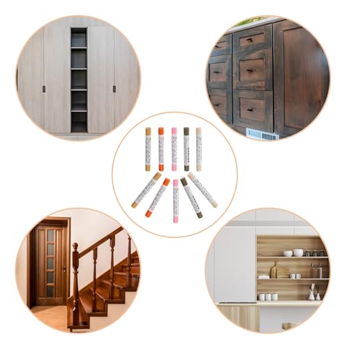 uxcell 3Pcs Furniture Repair Crayons Wood Wax Filler Stick, Bamboo Yellow - color: Bamboo Yellow
