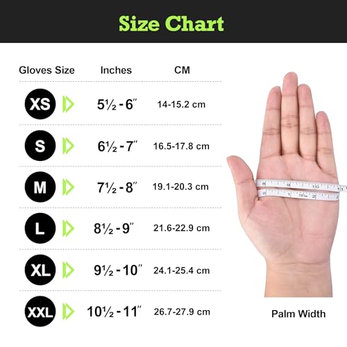 TitanFlex Heavy Duty Industrial Nitrile Gloves with Raised Diamond Texture, 8-mil, Latex Free (Green/Dark Green/Yellow) - color: 02 Green (100ct), size: Large