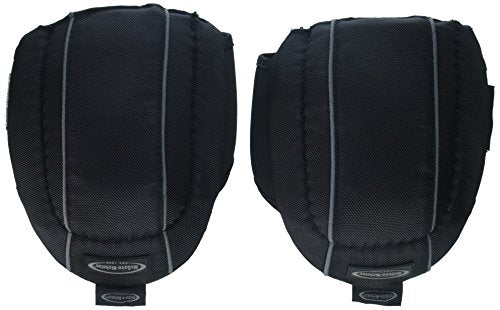 McGuire-Nicholas Knee Pads, 1 Pair, Black and Gray, Non-Marring