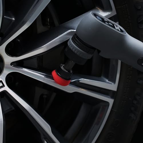 SPTA Red T10 Mini Ultra-Fine Finishing Foam Polishing Pads, 5Pcs 1.3inch/32mm Sponge Polishing Buffing Pads, Car Foam Detail Polishing Pad Kit for Car Detail Polishing, Small Area Polishing -FPTSS1R - color: 5Pcs Red T10 Ultra-Fine Finishing Pad, size: 1.