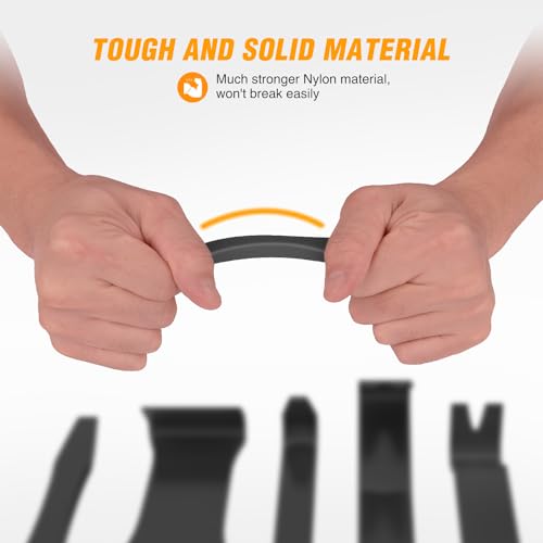 GOOACC 5PCS Auto Trim Removal Tool Kit Black - color: 5pcs Trim Removal Tool Black