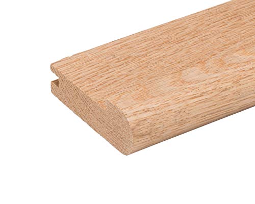 3/4" Butt Stair Nosing Unfinished RED Oak (8 FT Long) - size: 8 FT Long