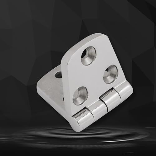 316 Stainless Steel Hinges Marine Grade 3" x 1.5" Heavy Duty Boat Hatch Hinge (76 mm X 38 mm) Casting Cabinet Door Hinge with Screws (6 Pack) - style: 6 Pack