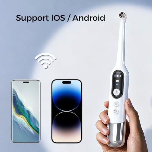 2025 New Wireless HD Endoscope Camera with 8 Adjustable LED Lights, Portable Inspection Camera Compatible with Android & iPhone