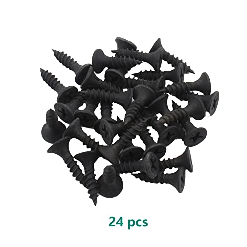 4 Pack Flat Straight Brace Brackets, ULIFESTAR Black Stainless Steel Mending Bracket Plate Metal Shelf Support Fixing Joining Plate for Furniture,Wood,Shelves,Cabinet with Mounting Screws - size: 100 x 48 x 2 mm