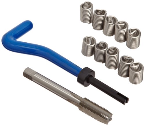 E-Z Lok EK40920 Metric Helical Threaded Insert Kit, 304 Stainless Steel, M10-1.5 Thread Size, 20 mm Installed Length (Pack of 10) - size: M10-1.5 Thread Size, 20 mm Installed Length, style: Pack of 10