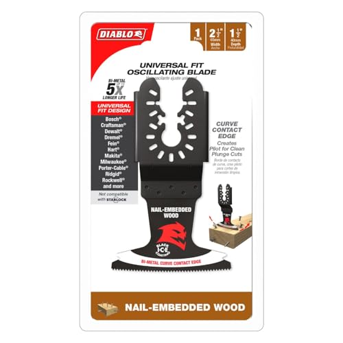 Diablo Demo Demon Universal Fit Bi-Metal Oscillating Tool Blade