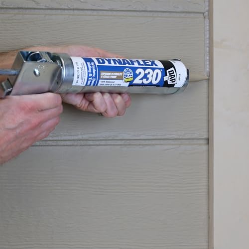 DAP Dynaflex 230 Premium Elastomeric Sealant, Clay, 10.1 Oz (7079818416) - size: 10.1 Oz