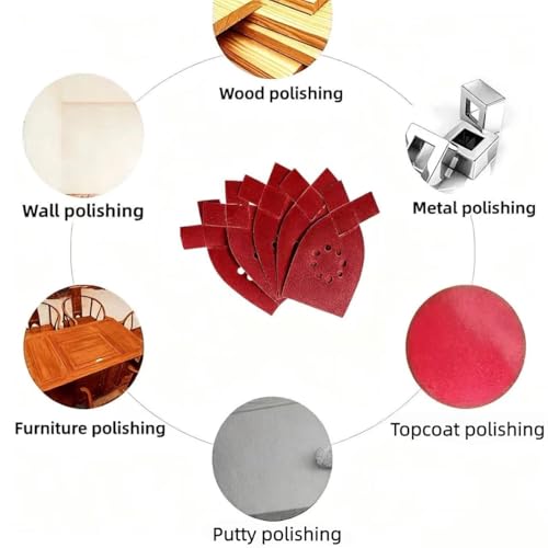30pcs 600 Grit Sanding Pads Large Mouse Detail Sander Sandpaper 8 Holes Hook and Loop Mouse Sander Pads for Black and Decker KA220G KA230 Mega Mouse Cyclon Sandstorm Craftsman Sanding Sheets - style: 30pcs 600 Grit