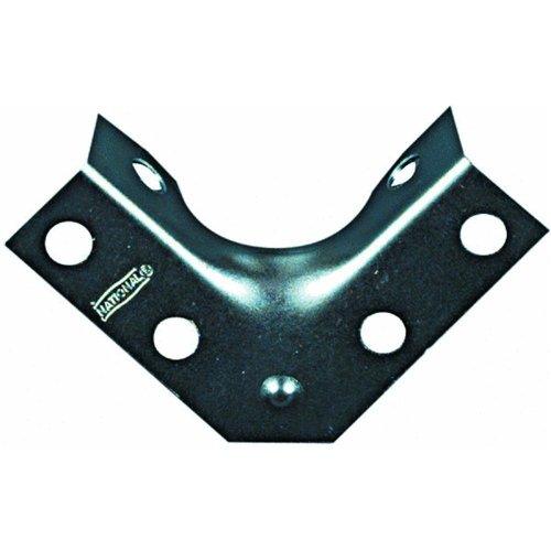 Stanley N245-720 National Hardware Corner Braces, 2-1/2 in L X 5/8 in W X 0.04 in Thick, Steel, Zinc Plated