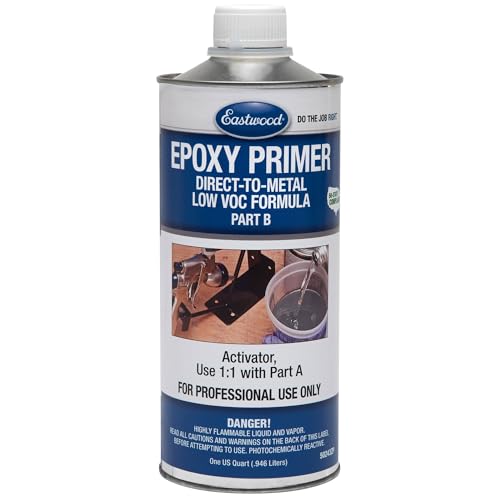Eastwood Epoxy Primer White Autobody Paint and Activator - 2 Quart Kit - color: White, size: 64 Ounce (Pack of 1)