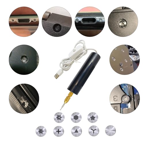 Damaged Screw Removal for iPhone, iPhone Repair Tool, Broken Screw Extractor Kit for Cell Phone,Targetting Small Screw Damaged can not Screw Out by Screwdriver, USB 5V Power Supply,Screw Extractor