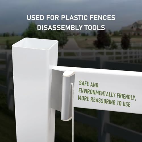 Vinyl Fence Removal Tool - 5" Above, Quick Rail Replacement, Tab Rail Remover