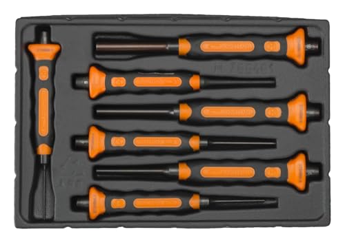 Bahco 3734BMS/7 Soft Grip Pin Punch Set (7 Piece)